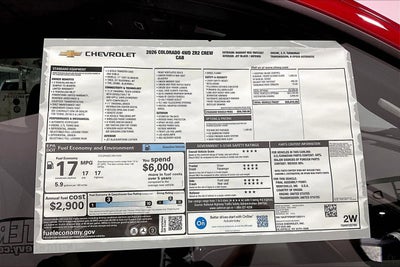 2026 Chevrolet Colorado ZR2