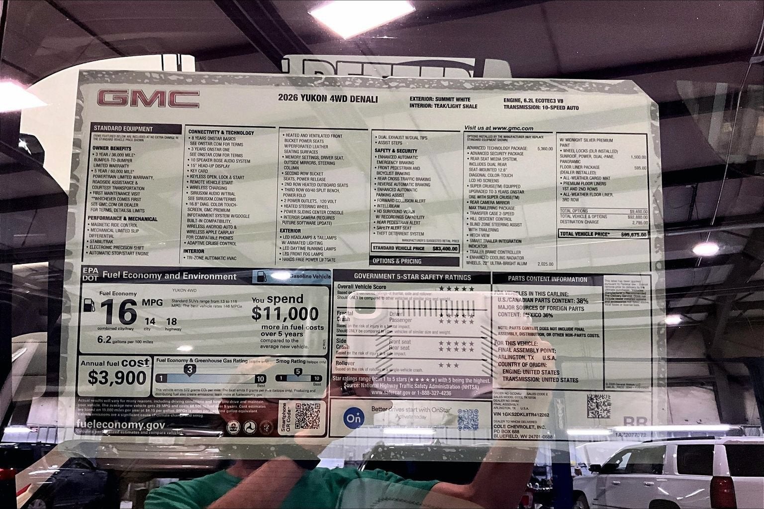 2026 GMC Yukon Denali