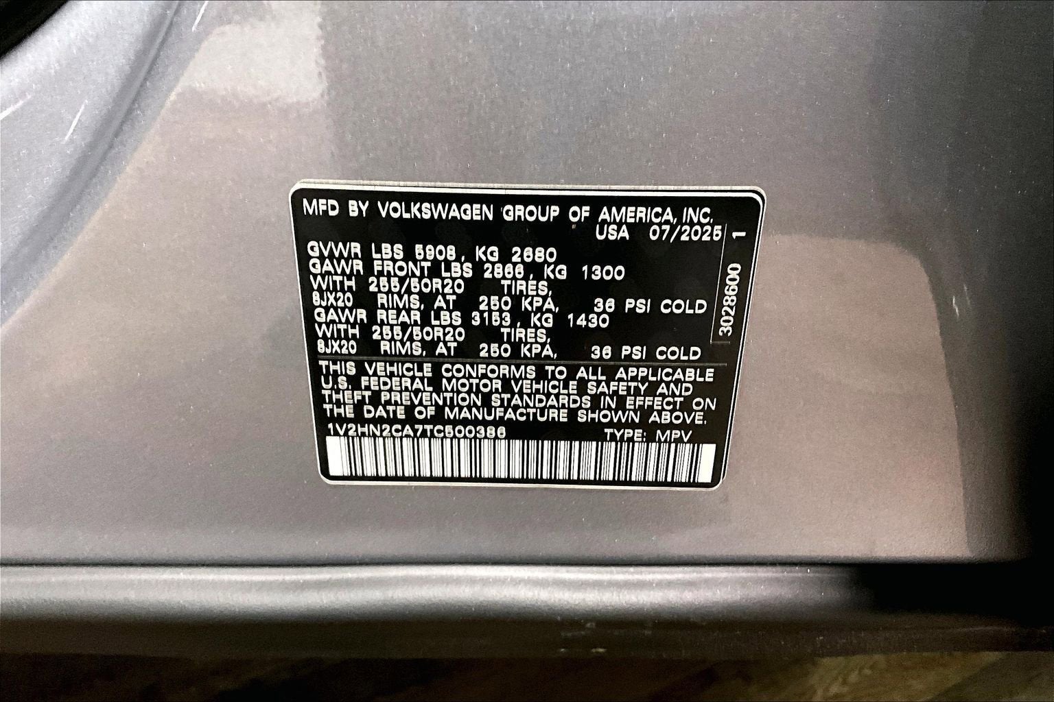 2026 Volkswagen Atlas 2.0T SE w/Technology