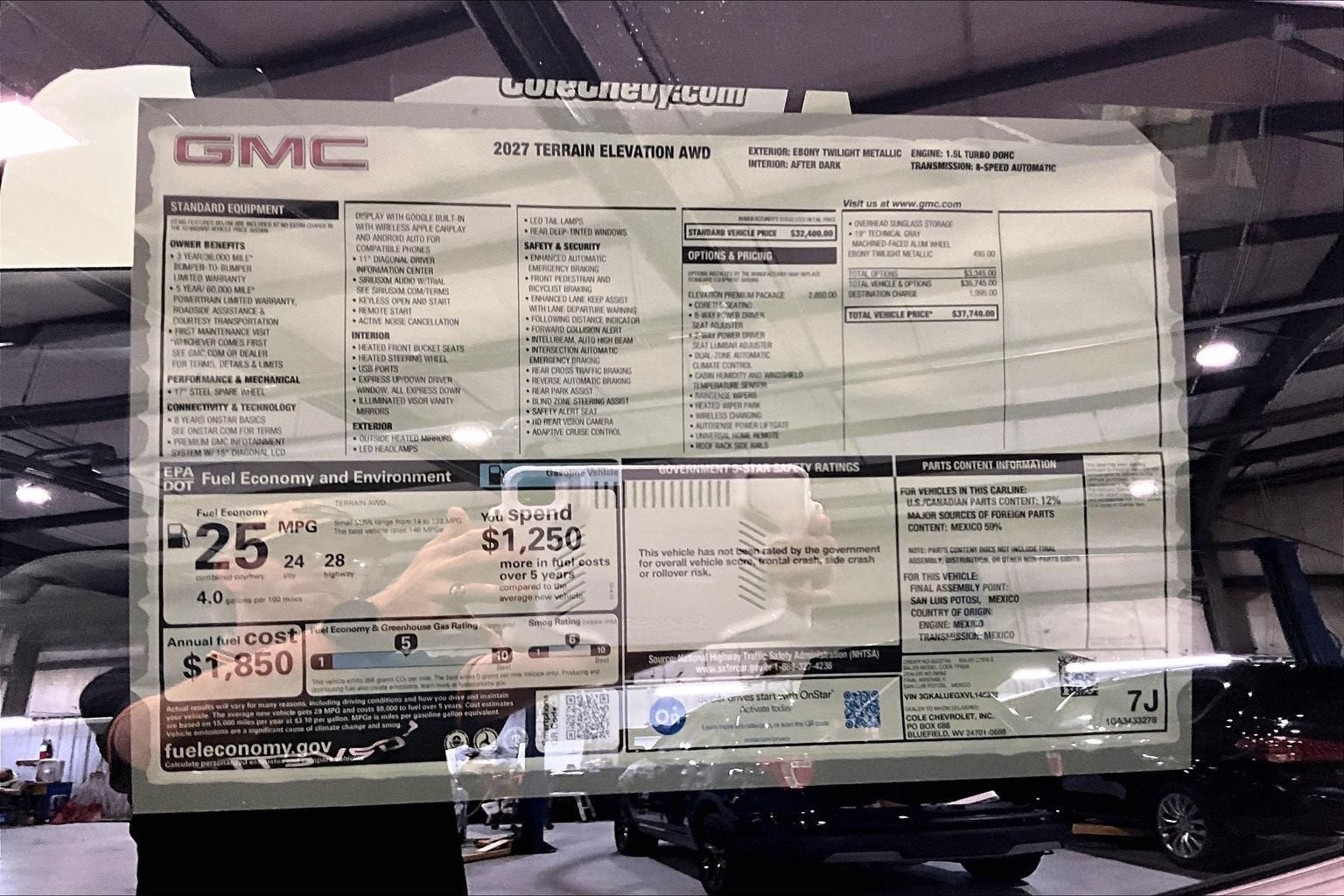 2027 GMC Terrain Elevation