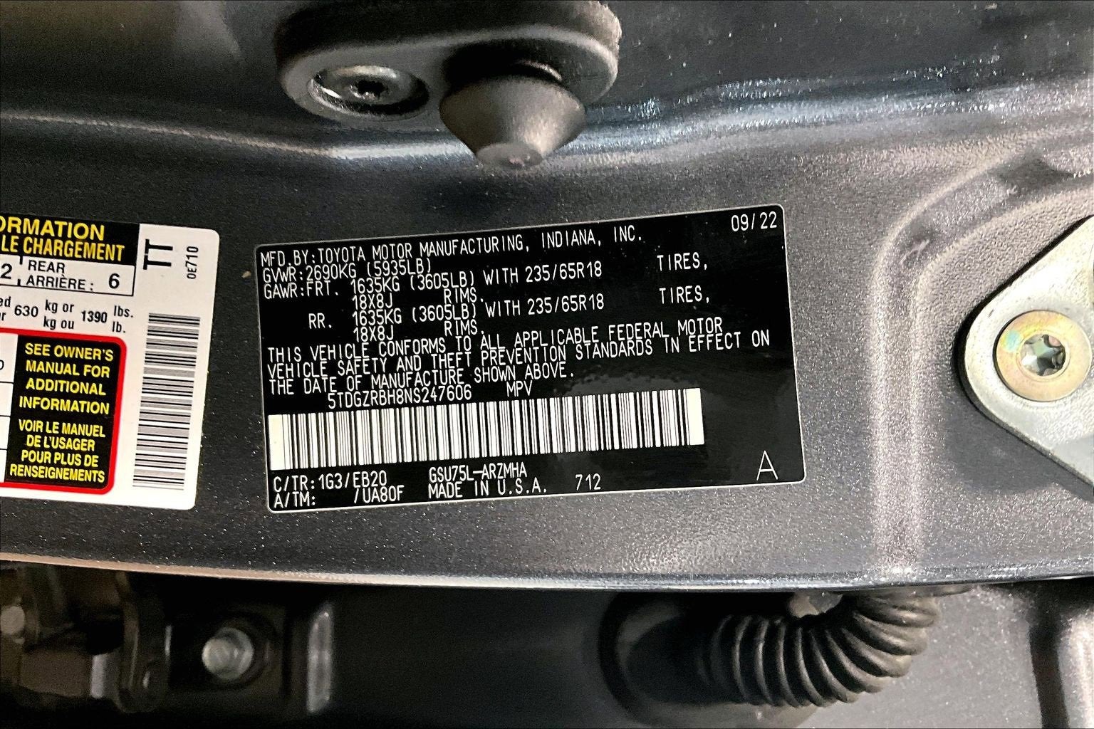 2022 Toyota Highlander XLE