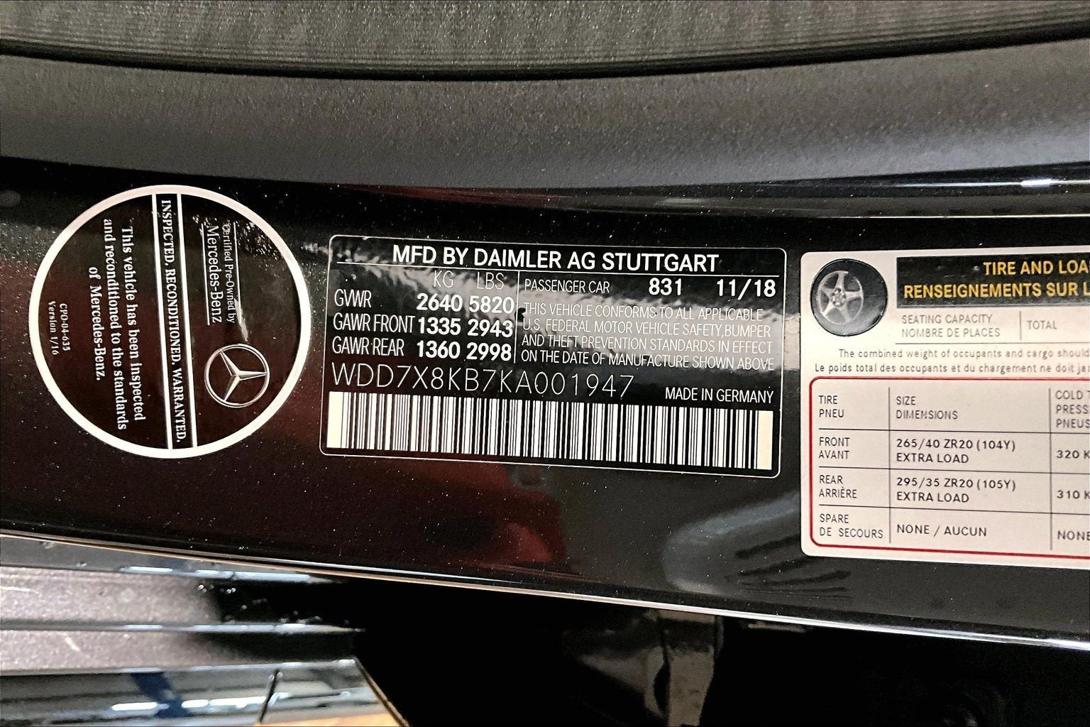 2019 Mercedes-Benz AMG® GT AMG® GT 63 S