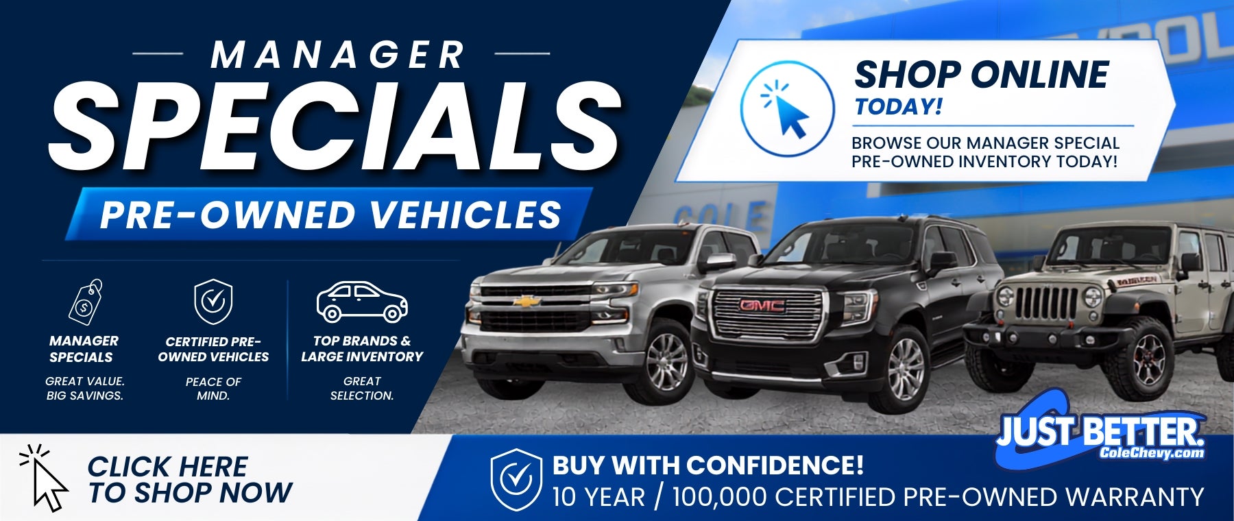 Manager Pre-Owned Specials