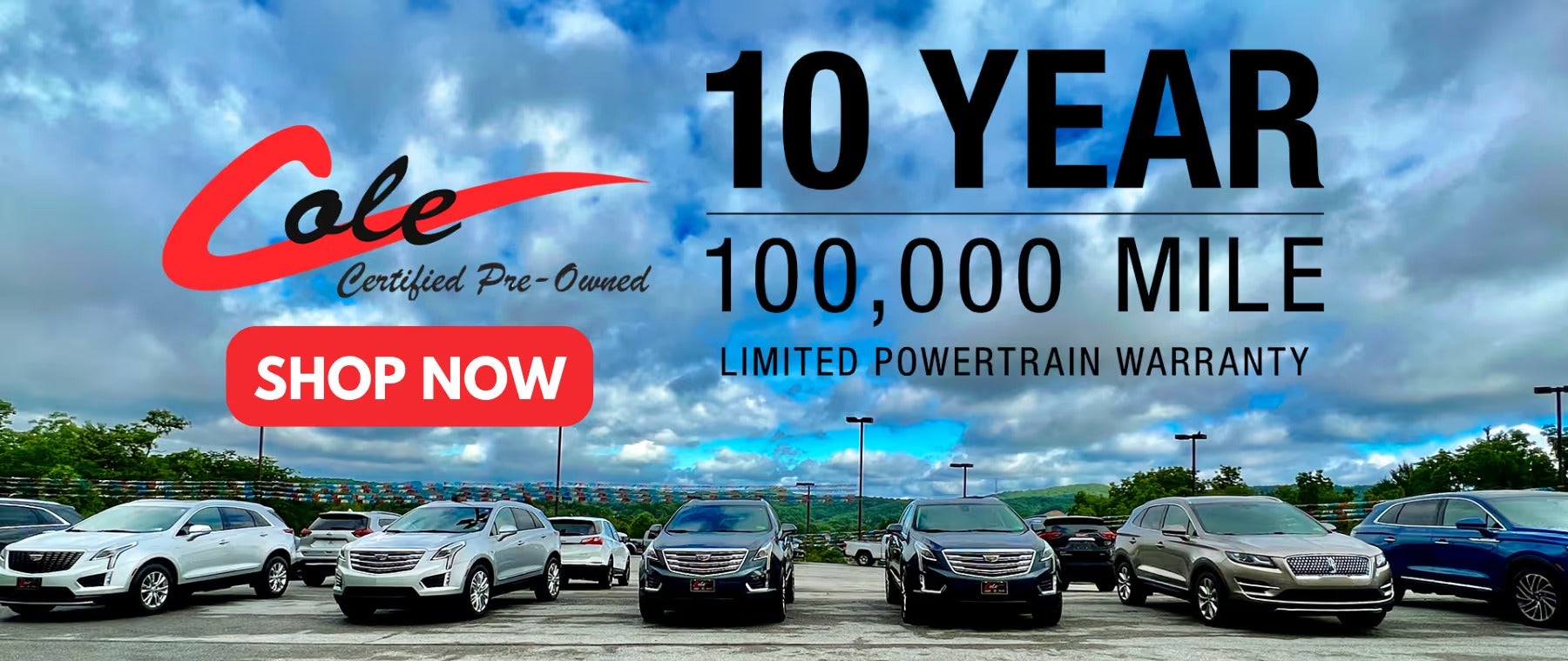 100,000 miles limited powertrain warranty at Cole Chevrolet GMC 